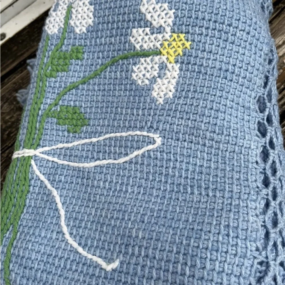 N/A floral afghan